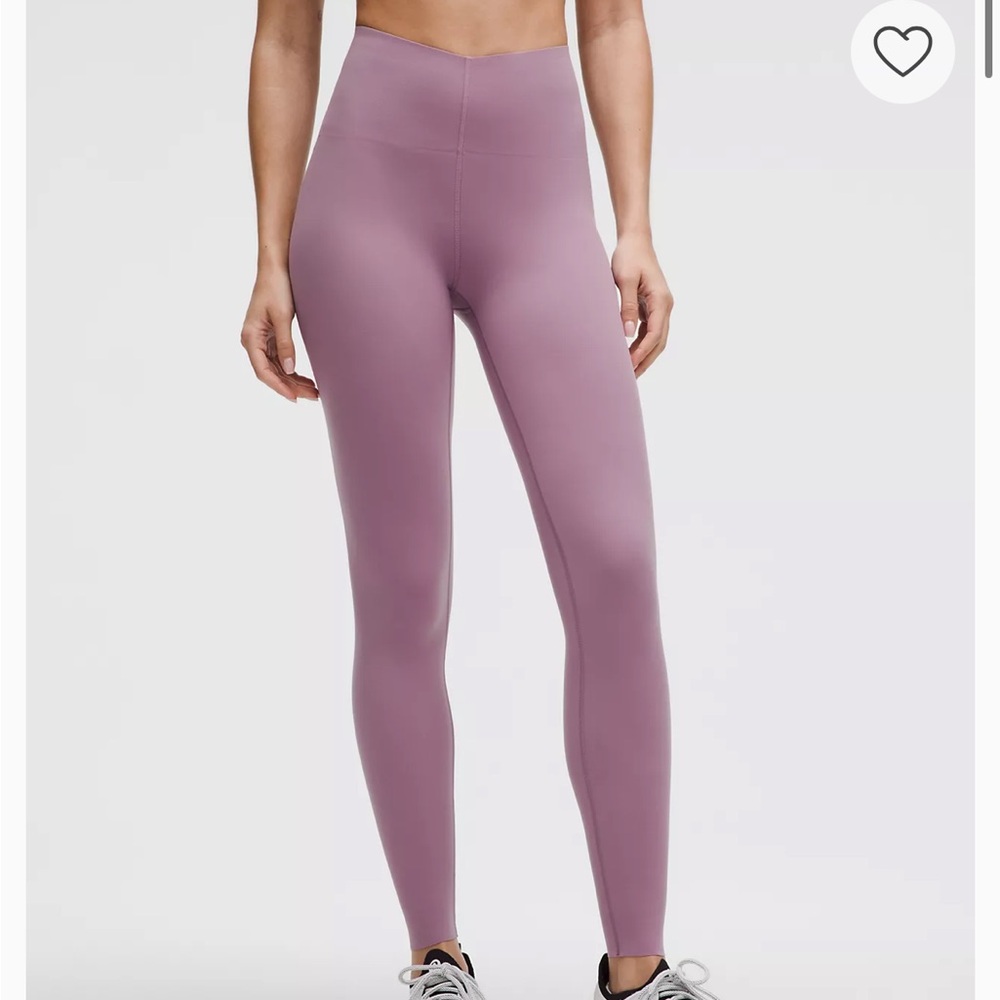 Lululemon Glow Up Super-High-Rise Tight Leggings 25”Lavender Lux Size 6